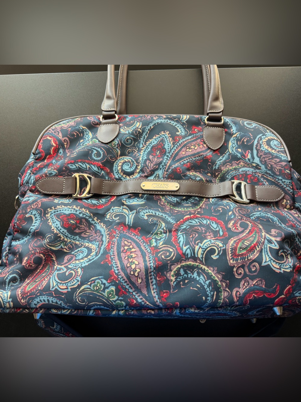 Chaps Richmond Park Paisley Carry  On Travel bag 19" - Picture 3 of 14